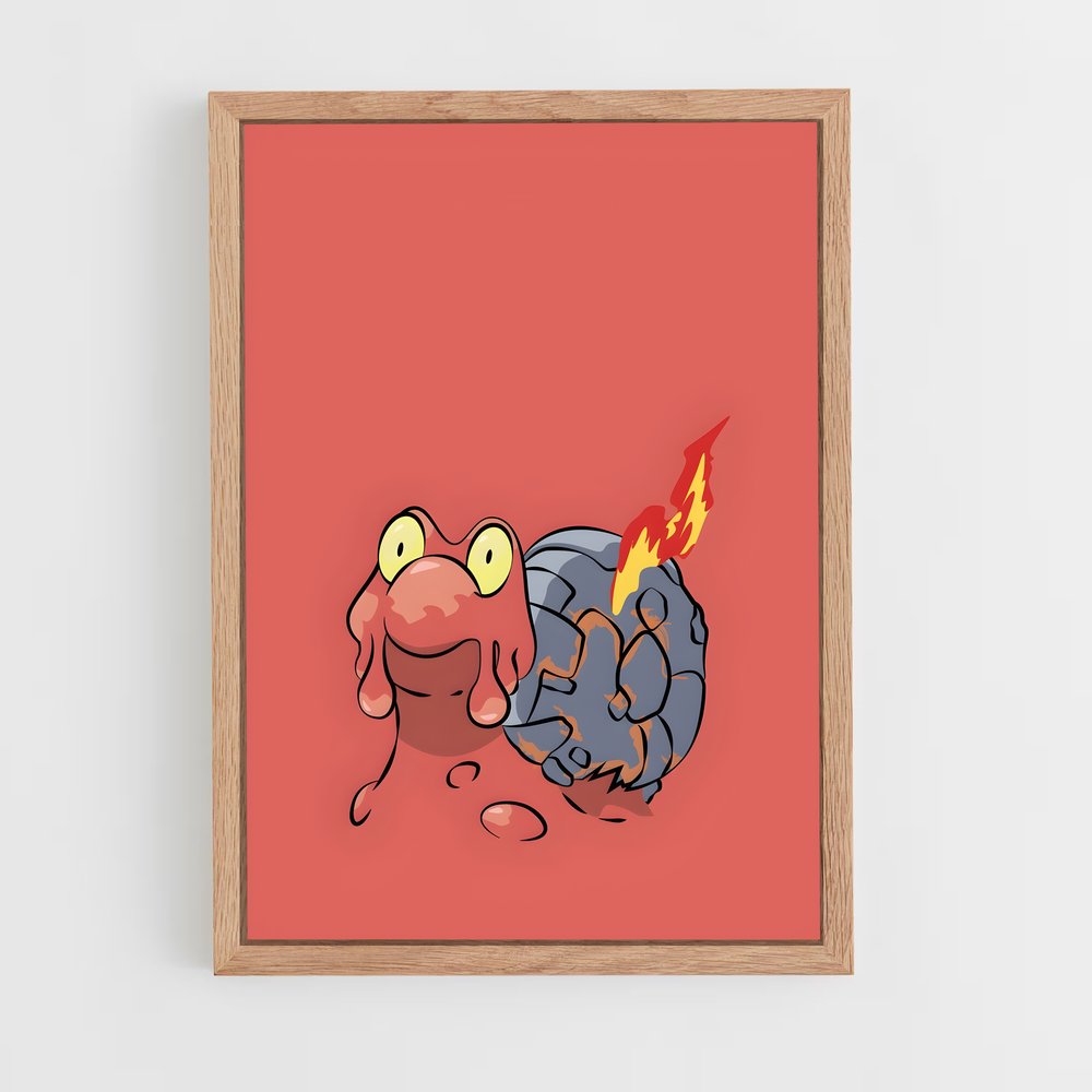 Poster Magcargo Fever – affiche Pokemon (vue 4)