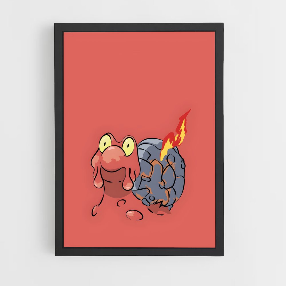 Poster Magcargo Fever – affiche Pokemon (vue 2)