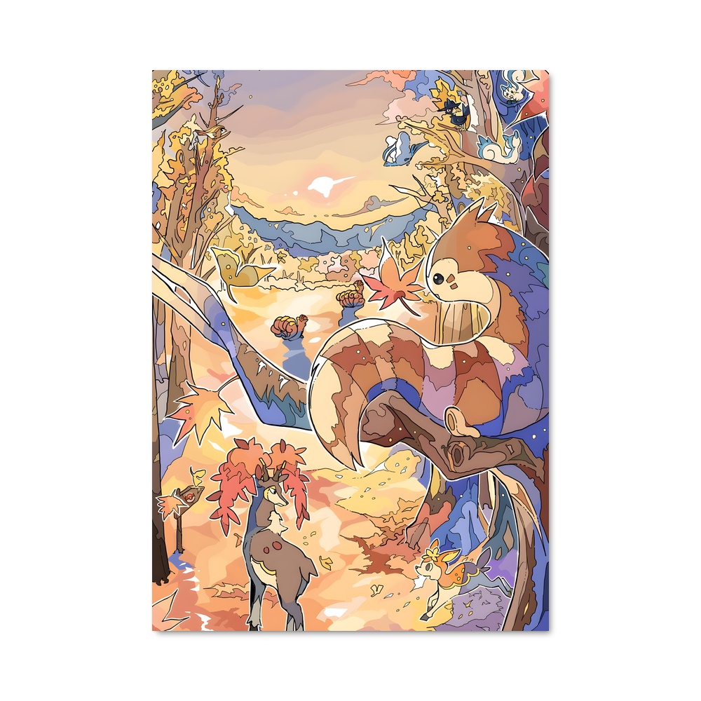 Poster L'Épée de la Forêt – affiche Pokemon
