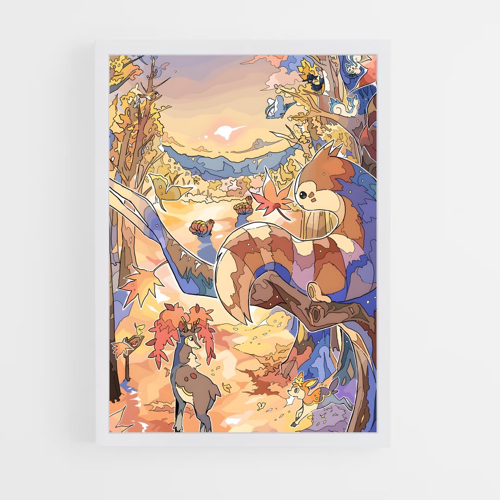 Poster L'Épée de la Forêt – affiche Pokemon (vue 3)
