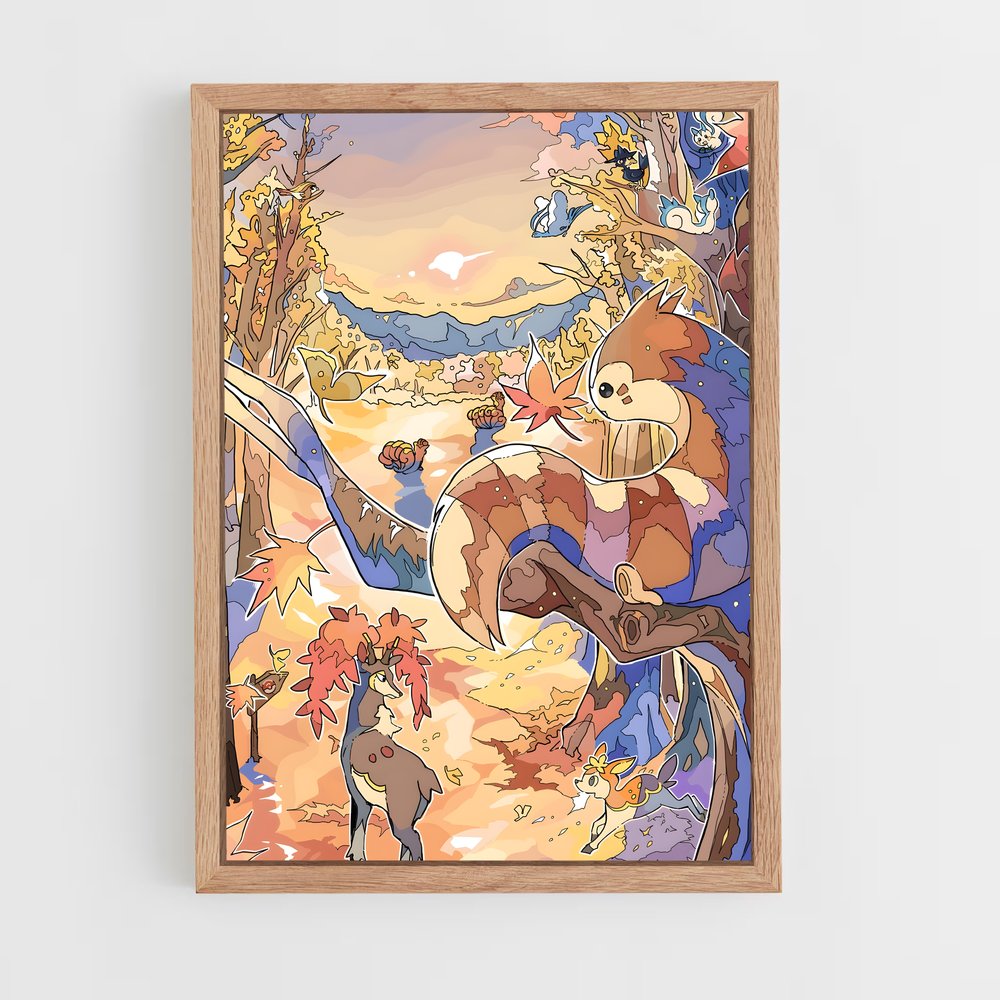 Poster L'Épée de la Forêt – affiche Pokemon (vue 4)