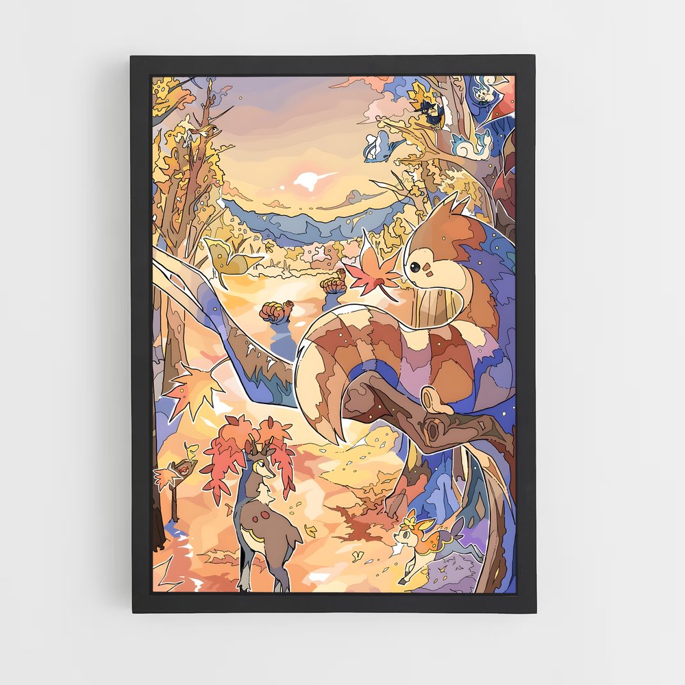 Poster L'Épée de la Forêt – affiche Pokemon (vue 2)