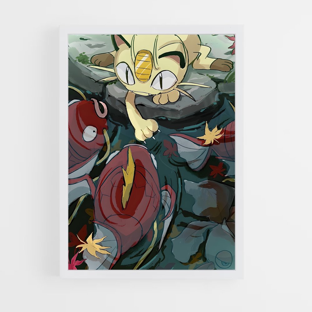 Poster Catfish Adventure – affiche Pokemon (vue 3)