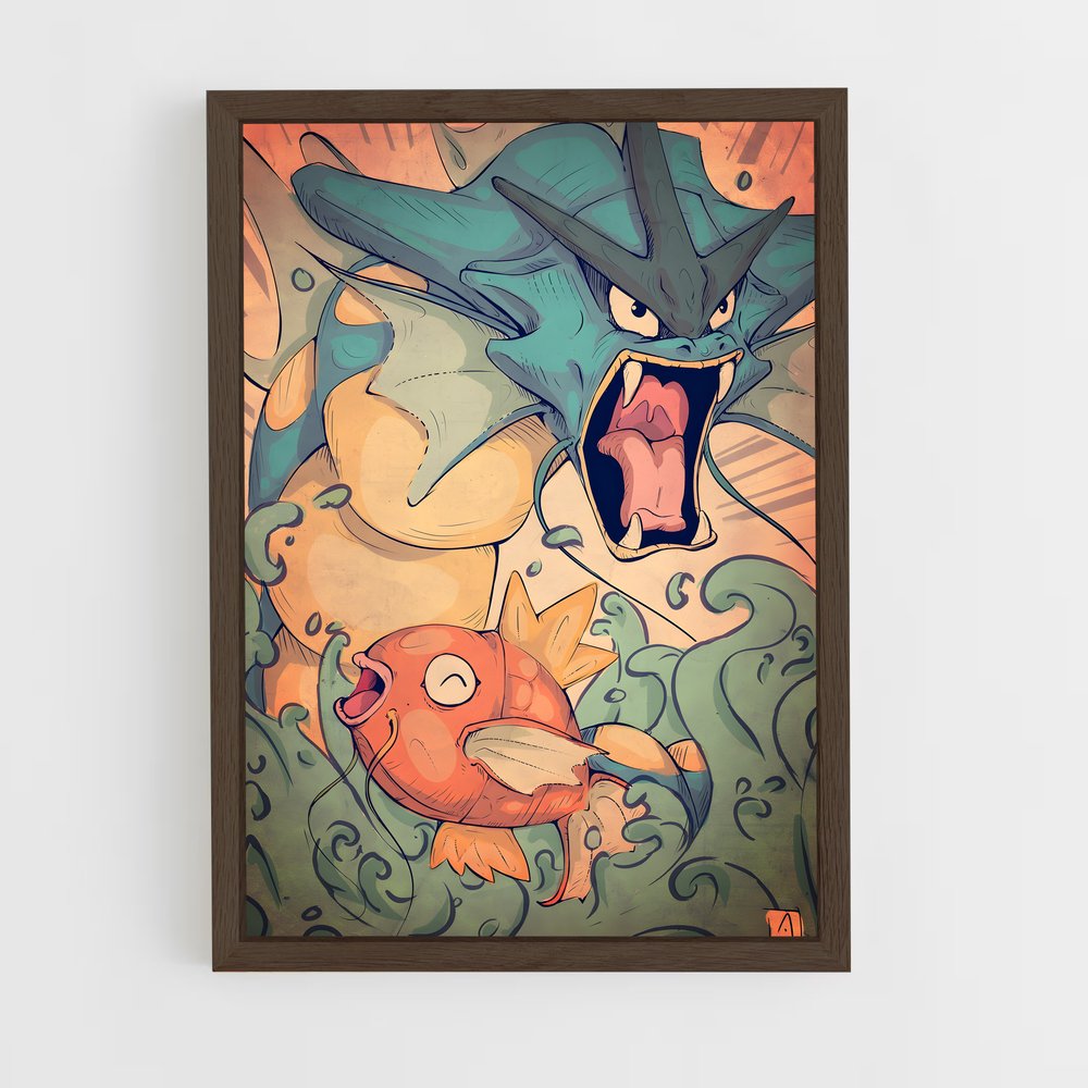 Poster Magikarp Profondeurs – affiche Pokemon (vue 5)