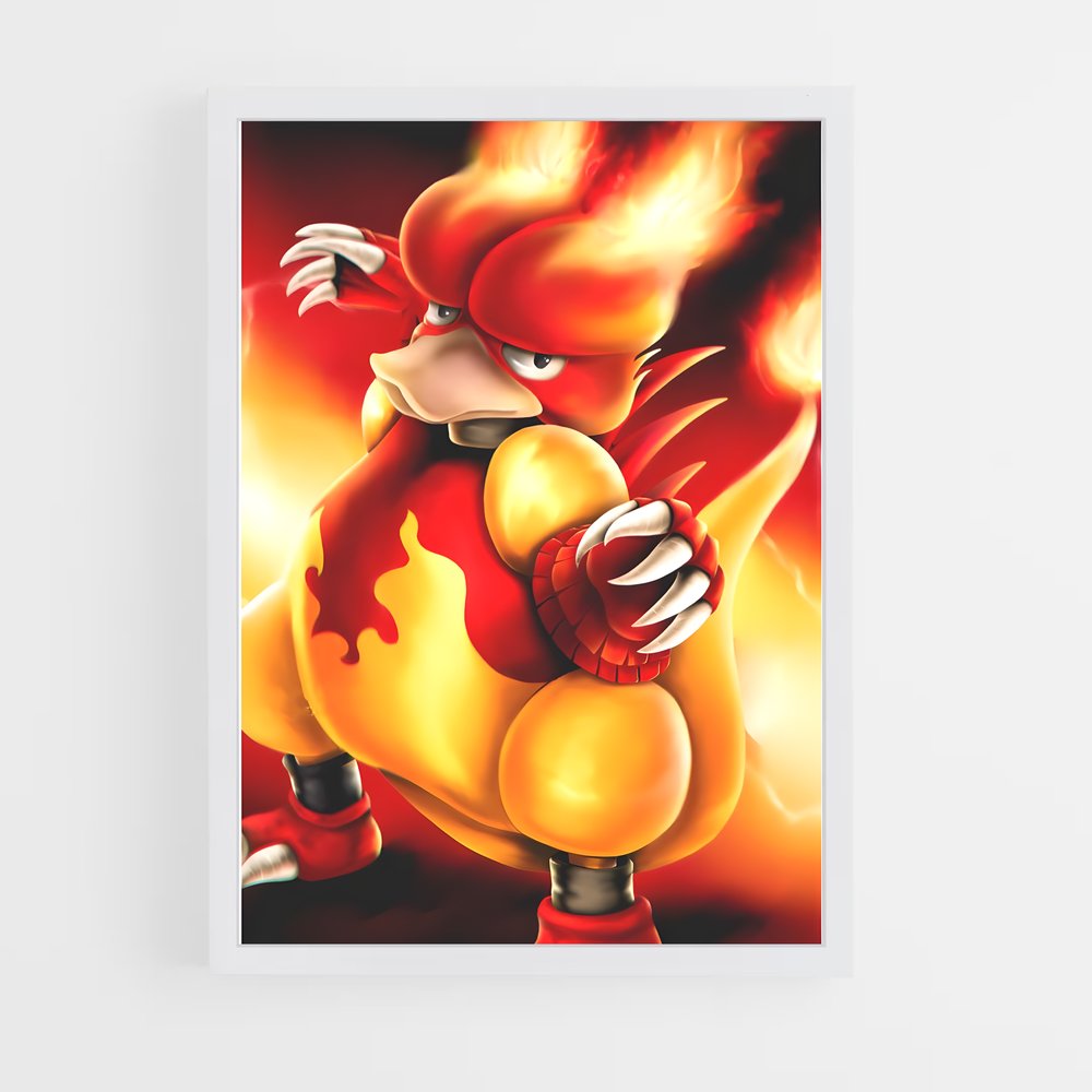 Poster Magmortar le Héroïque – affiche Pokemon (vue 3)