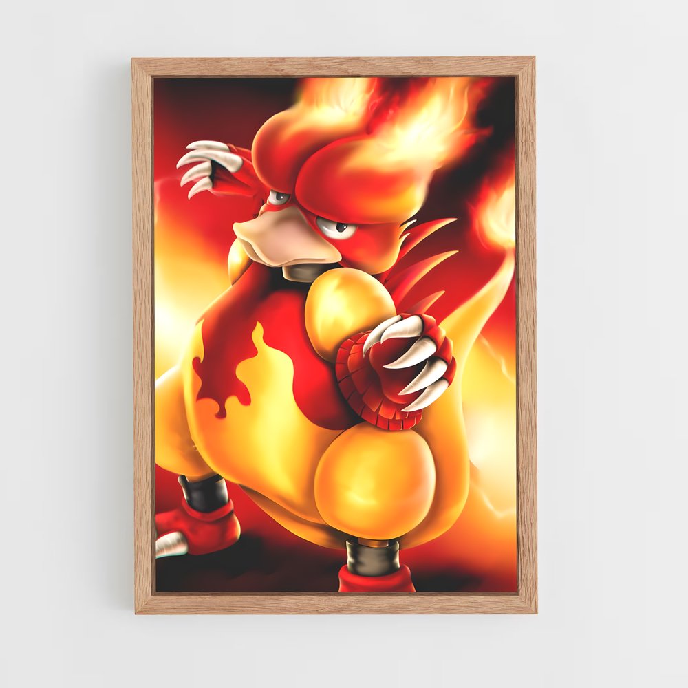 Poster Magmortar le Héroïque – affiche Pokemon (vue 4)