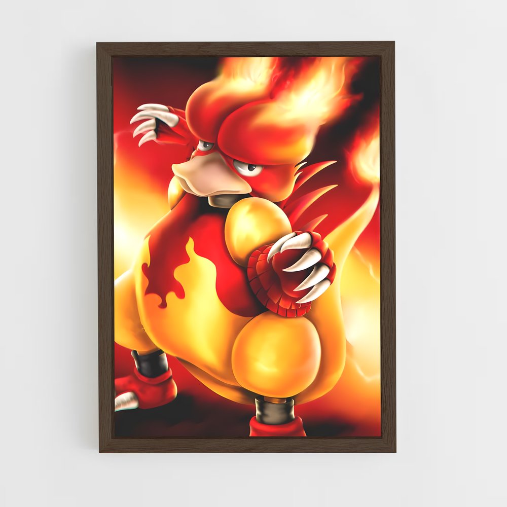 Poster Magmortar le Héroïque – affiche Pokemon (vue 5)