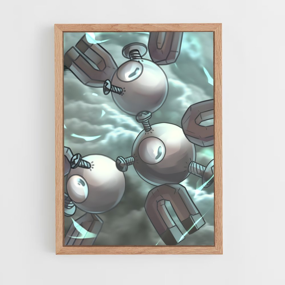 Poster Les Robots du Ciel – affiche Pokemon (vue 4)