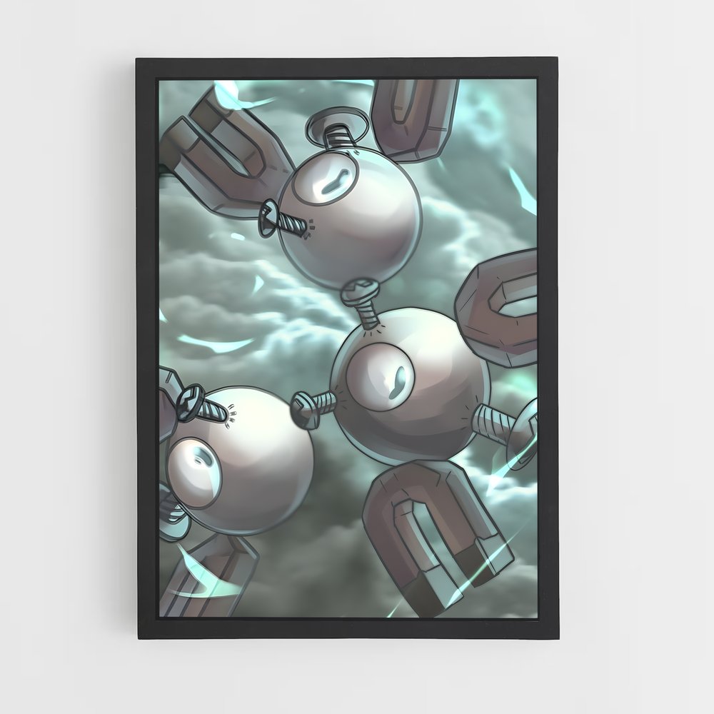 Poster Les Robots du Ciel – affiche Pokemon (vue 2)