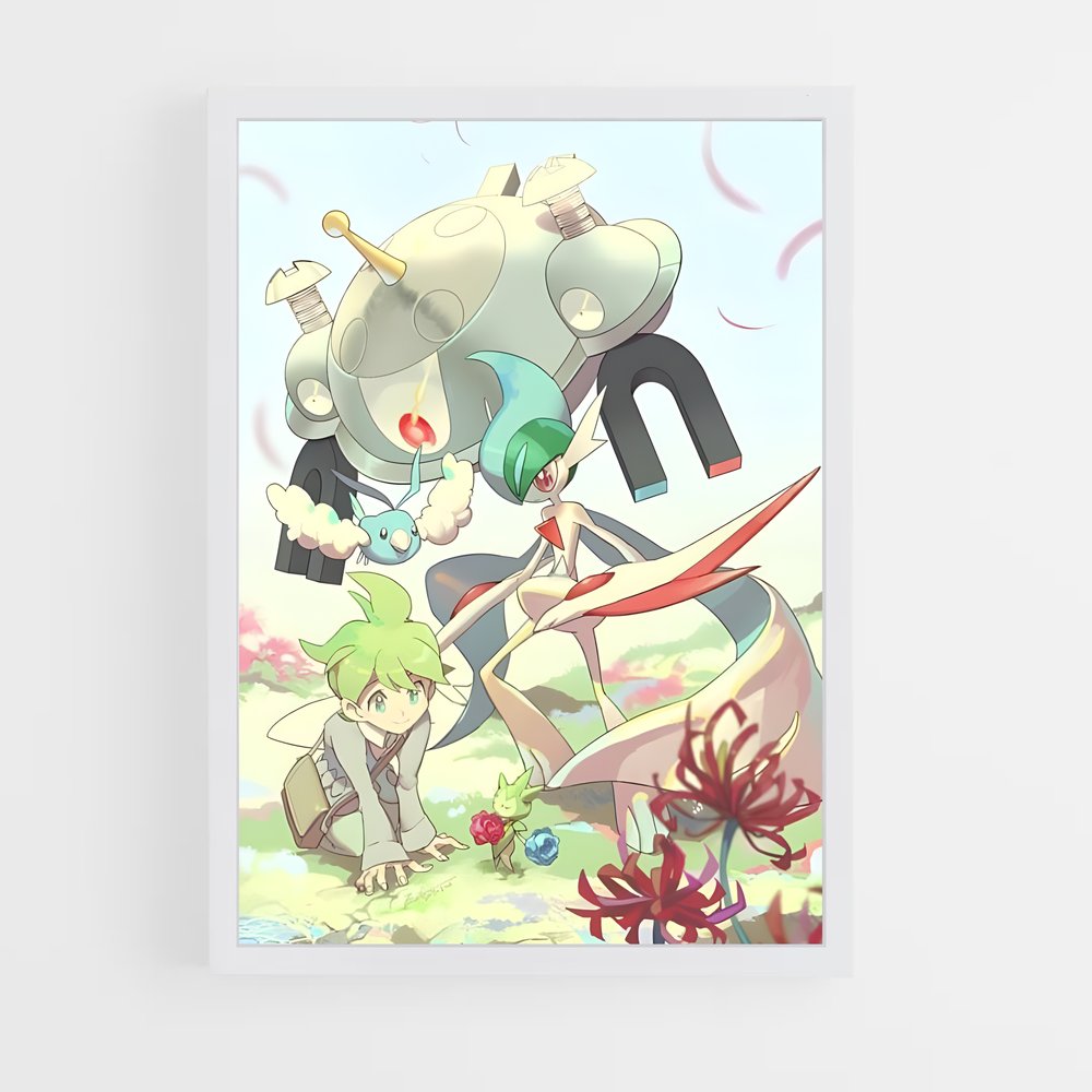 Poster La Femme des Champs – affiche Pokemon (vue 3)