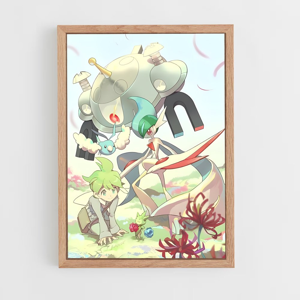 Poster La Femme des Champs – affiche Pokemon (vue 4)