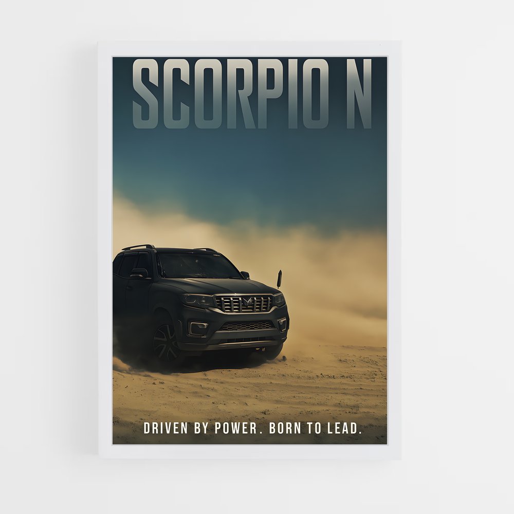 Poster Mahindra Désert (vue 3)