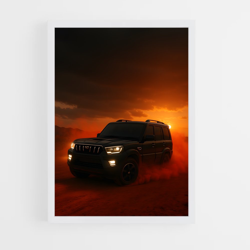 Poster Sahara Adventure – affiche Mahindra (vue 3)