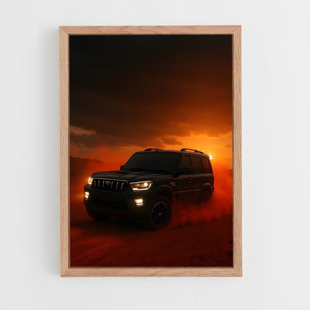 Poster Sahara Adventure – affiche Mahindra (vue 4)