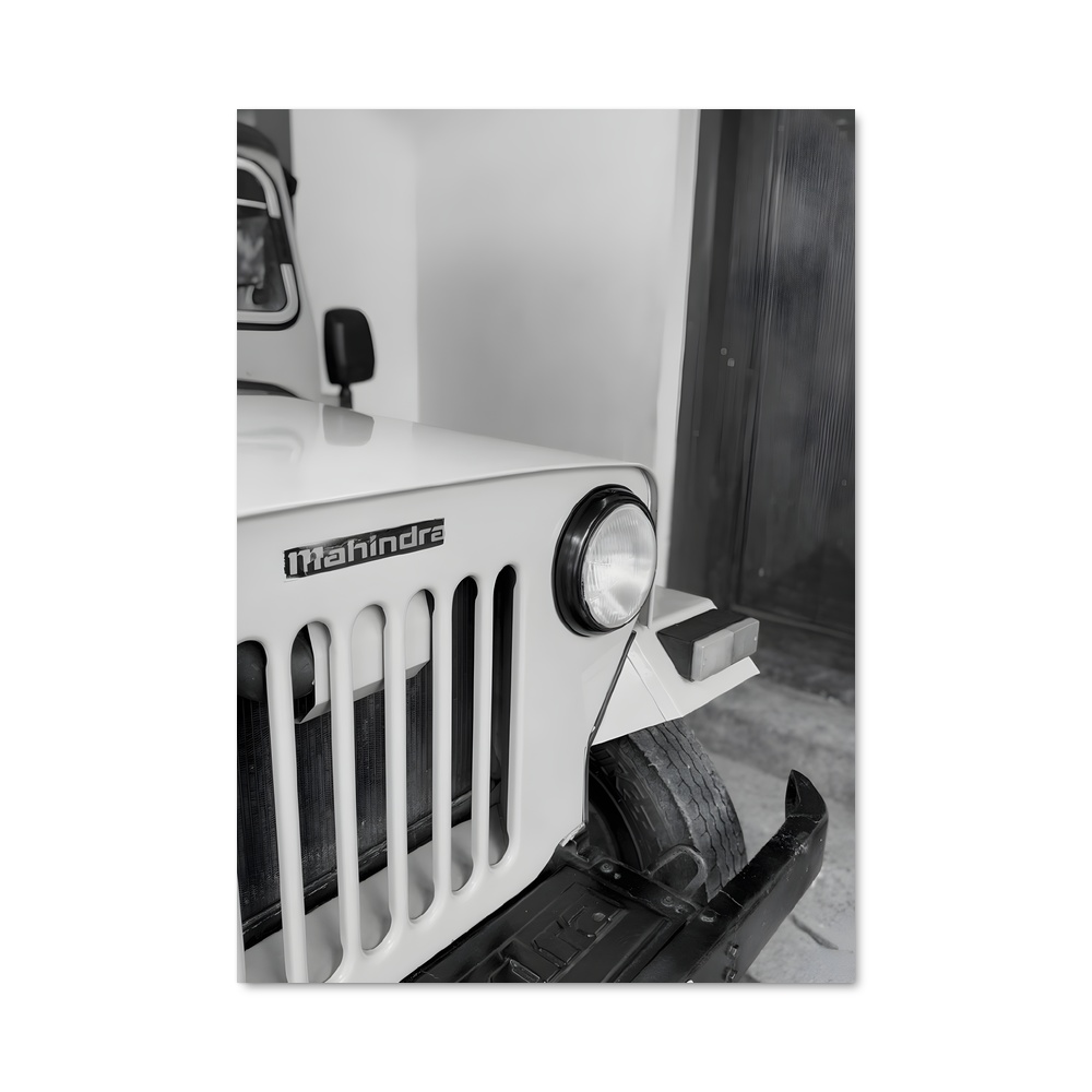 Poster Aventure en Jeep