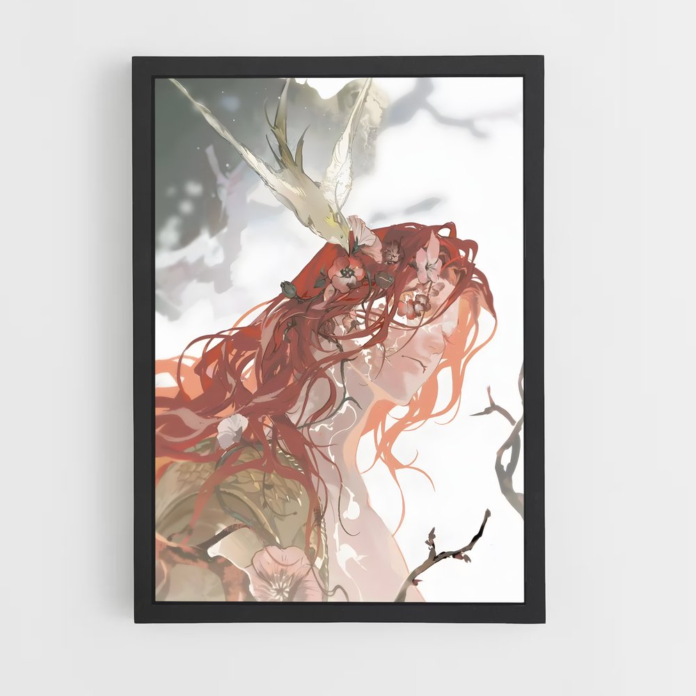 Poster Malenia héroïne – affiche Elden Ring (vue 2)