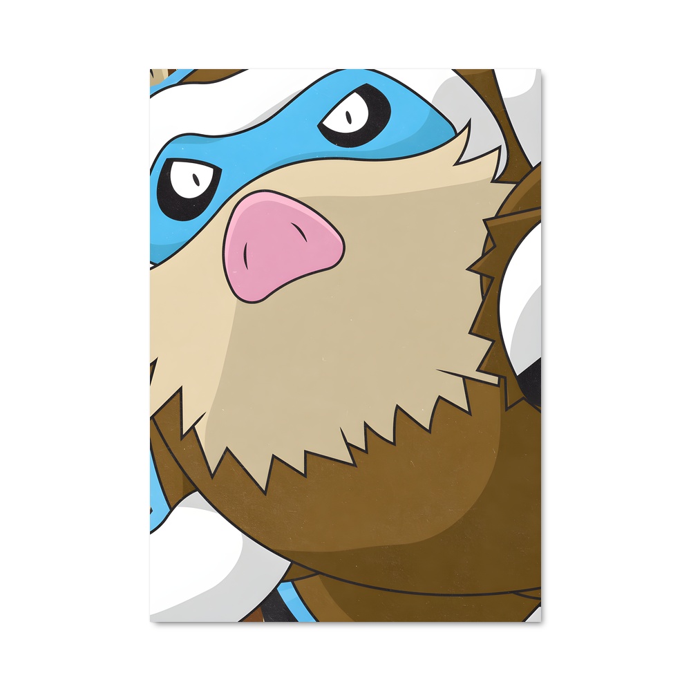 Poster Le Chat Mamoswine – affiche Pokemon