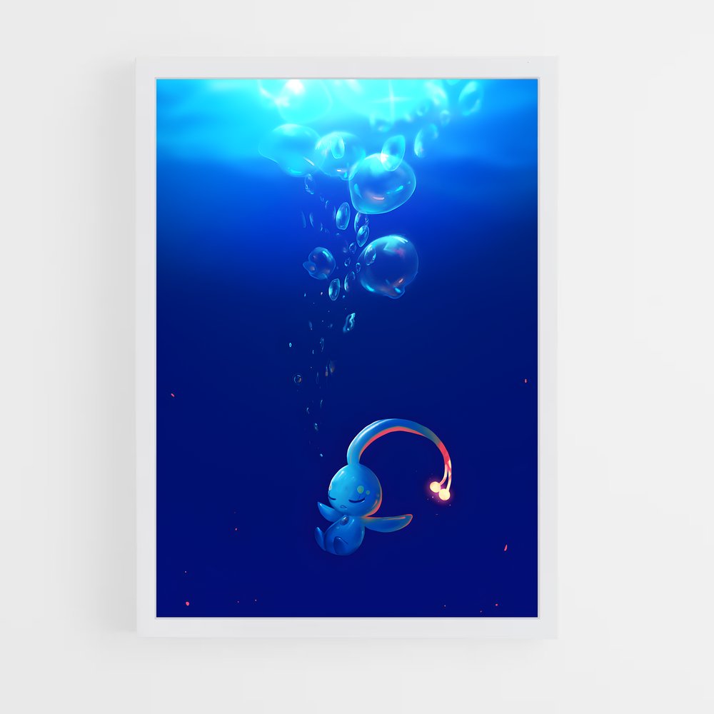 Poster Manaphy aquatique – affiche Pokemon (vue 3)