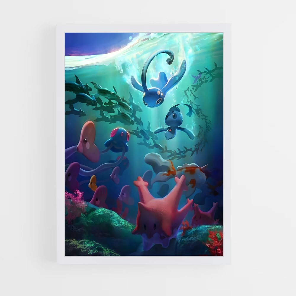 Poster Manaphy Mystique – affiche Pokemon (vue 3)