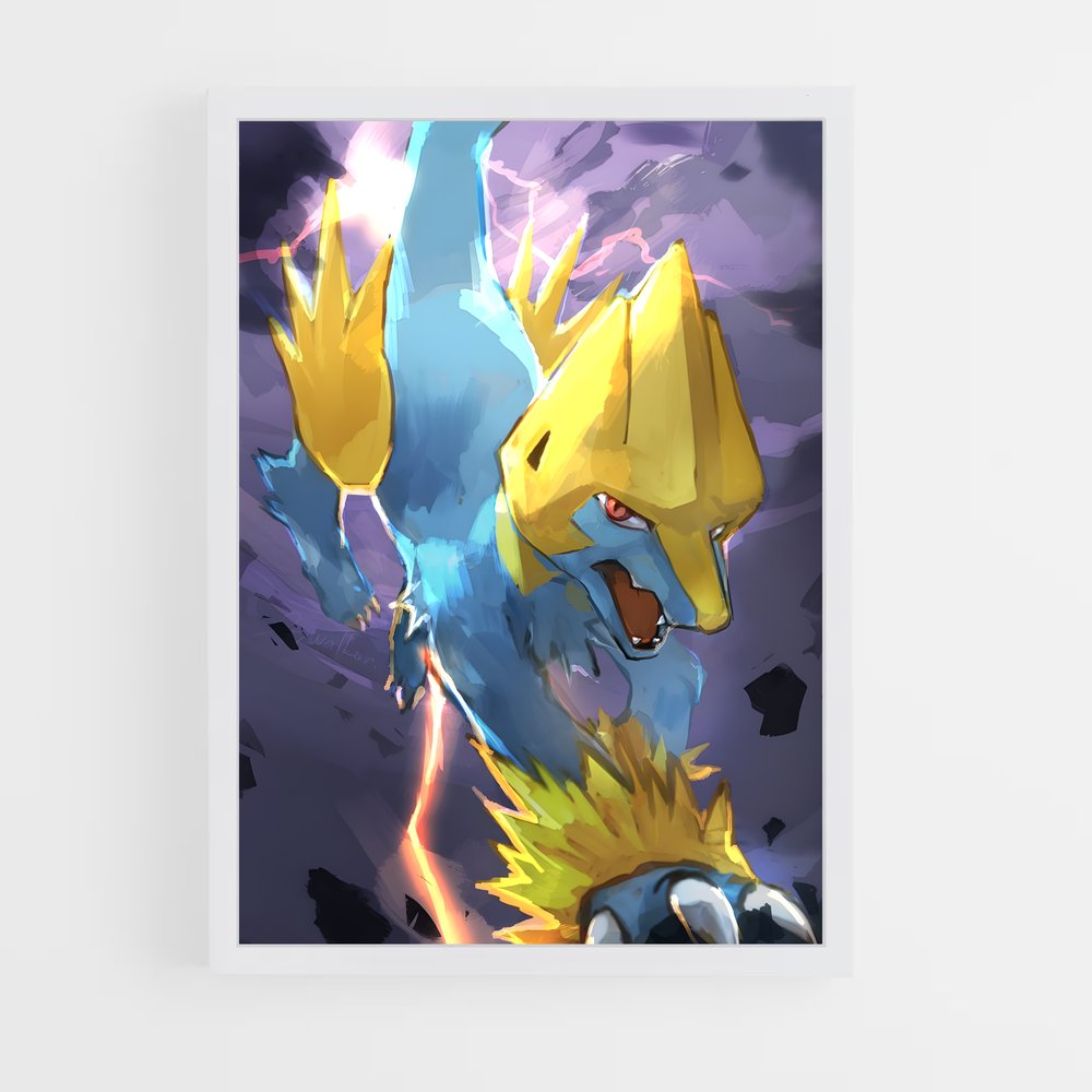 Poster Éclat d'Électricité – affiche Pokemon (vue 3)