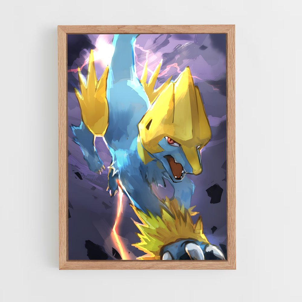 Poster Éclat d'Électricité – affiche Pokemon (vue 4)