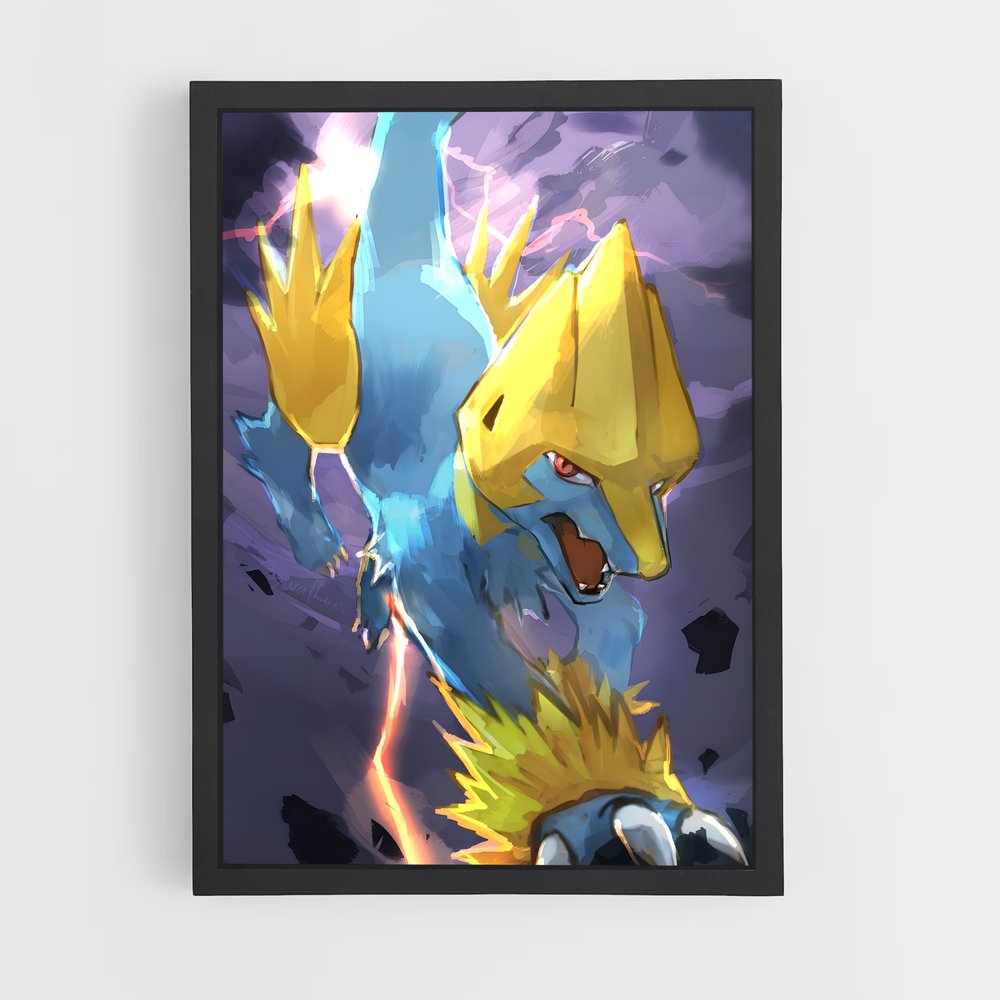 Poster Éclat d'Électricité – affiche Pokemon (vue 2)