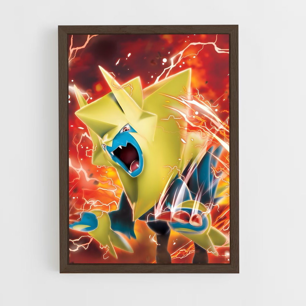 Poster Éclat de Manectric – affiche Pokemon (vue 5)