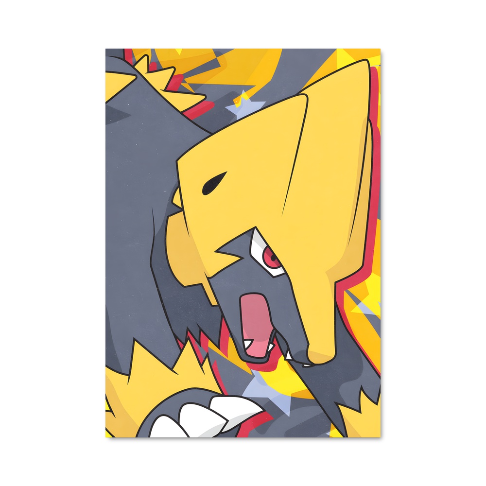 Poster Manectric Pokémon – affiche Pokemon