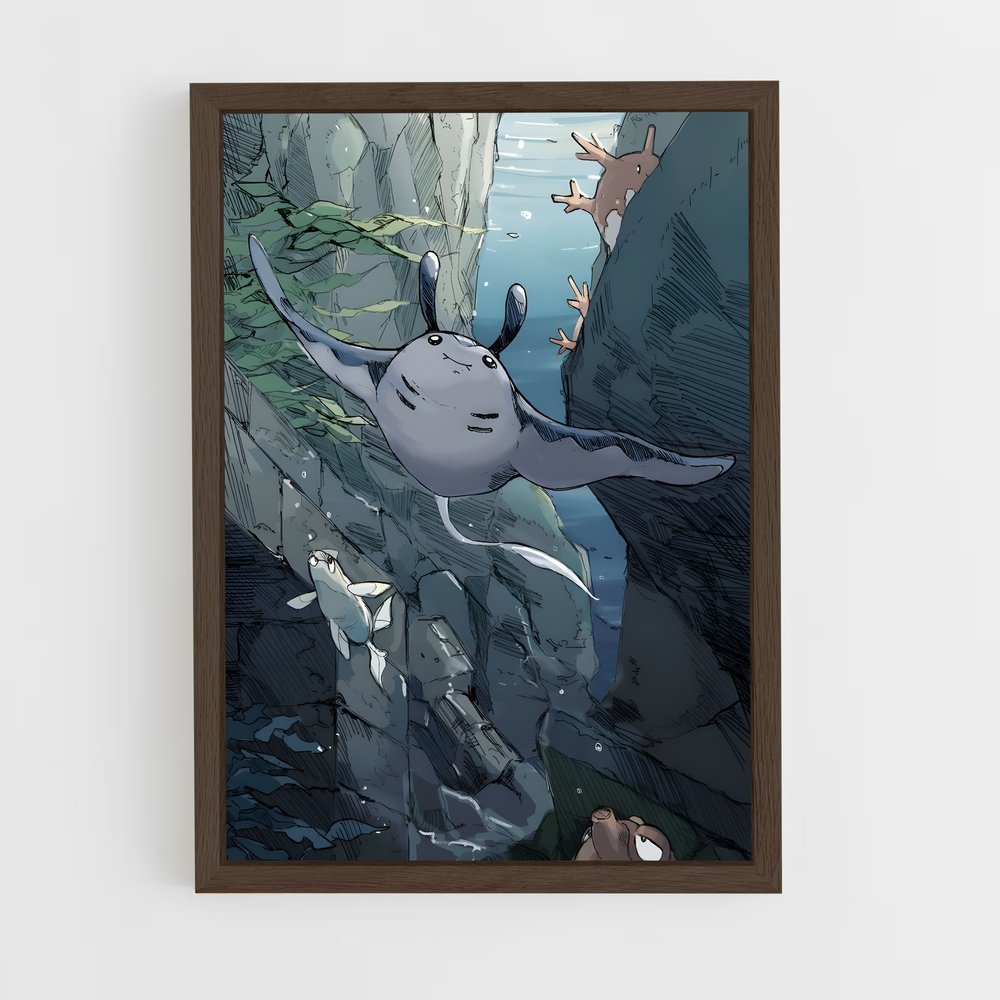Poster Chute Libérée – affiche Pokemon (vue 5)