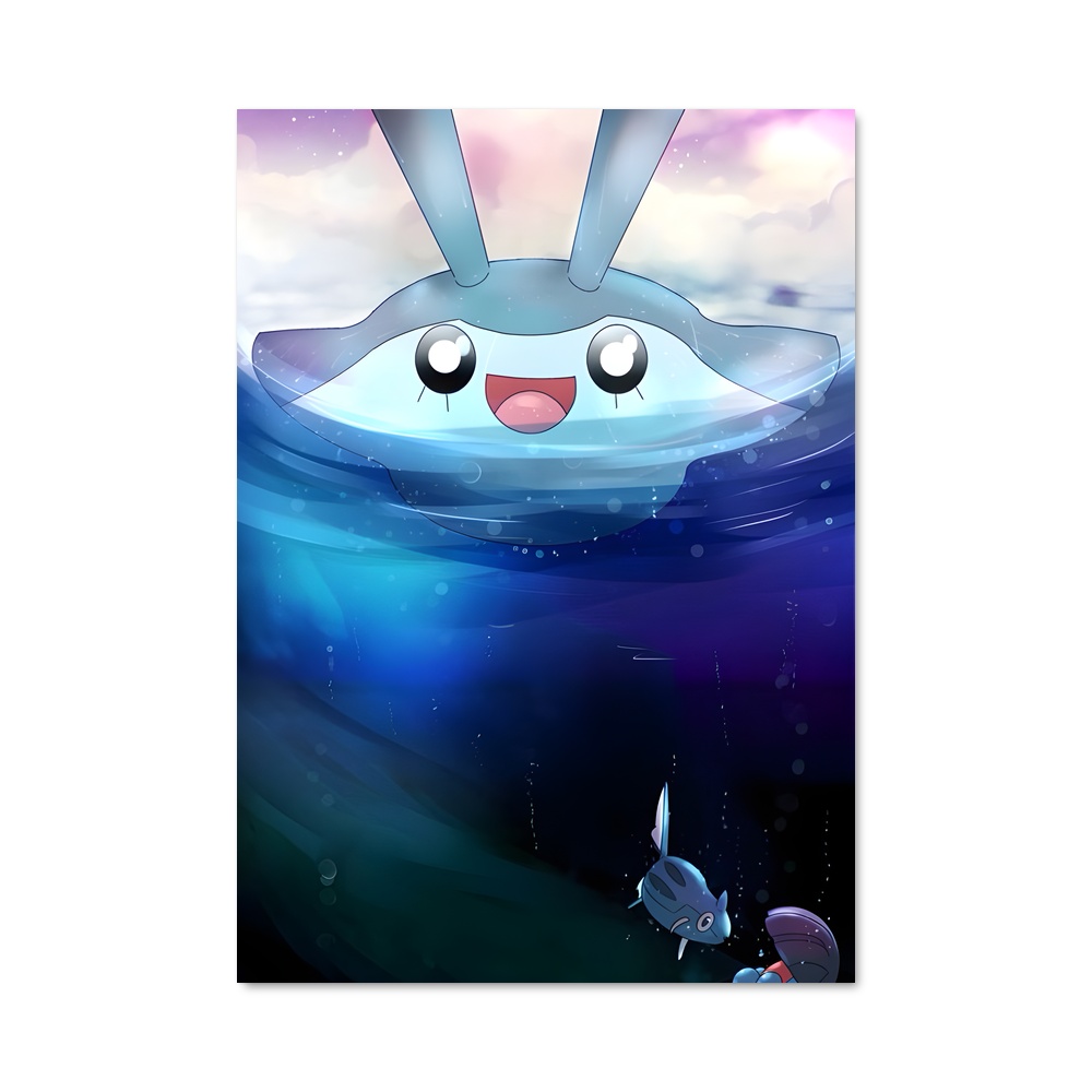 Poster Aquatic Adventure – affiche Pokemon