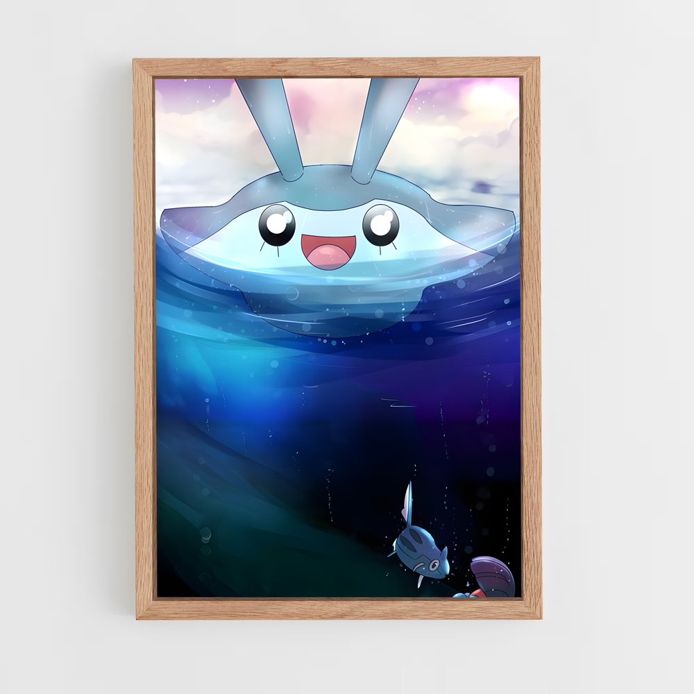 Poster Aquatic Adventure – affiche Pokemon (vue 4)