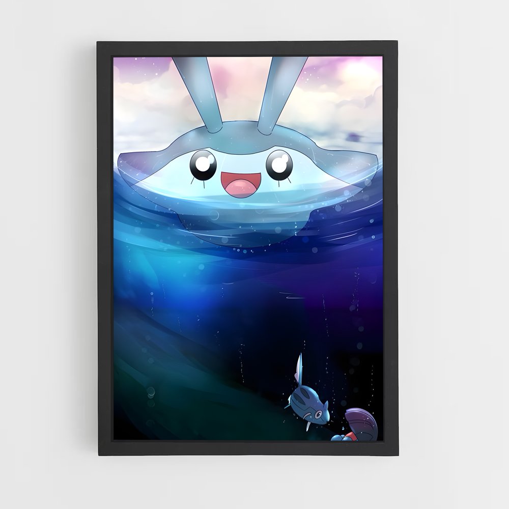 Poster Aquatic Adventure – affiche Pokemon (vue 2)
