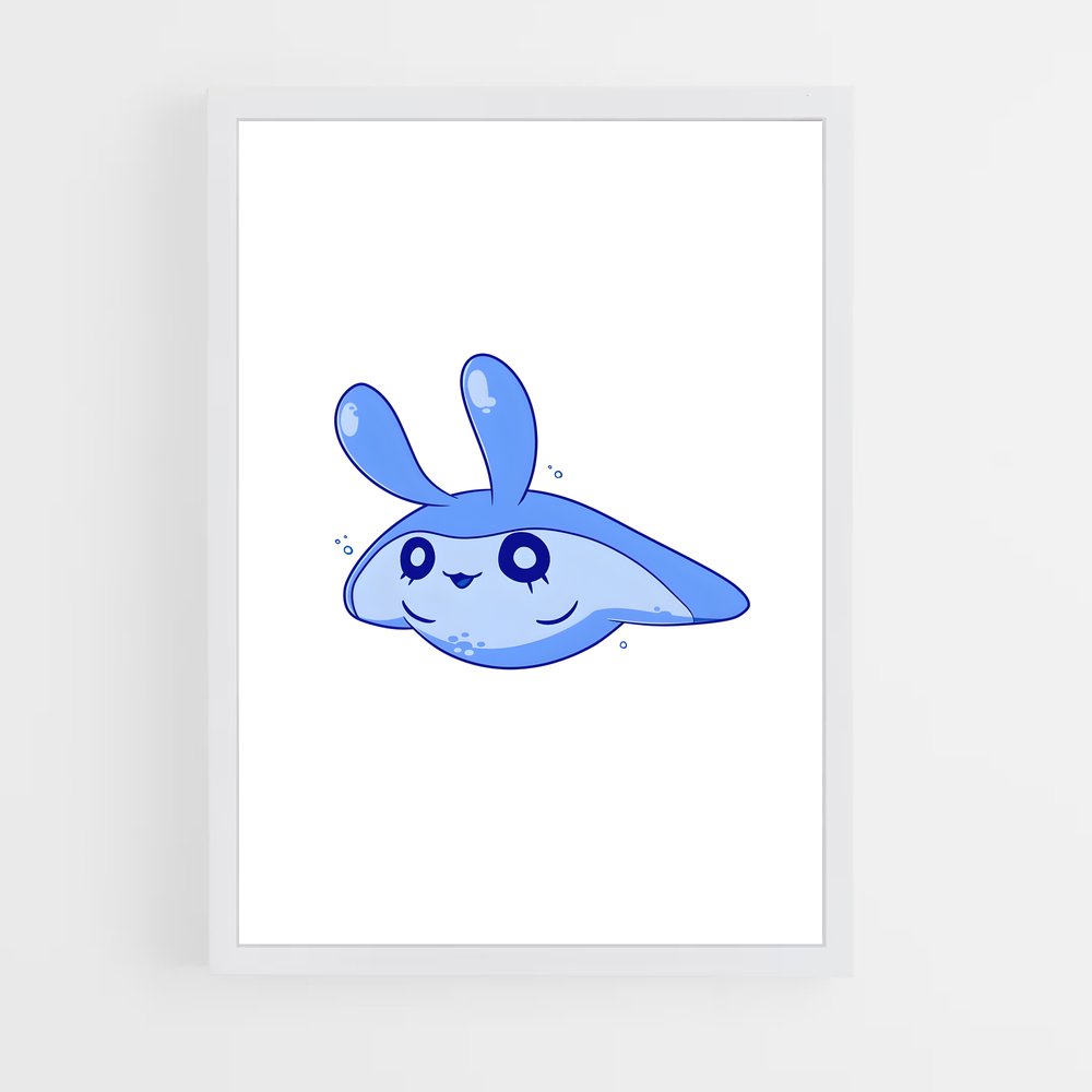 Poster Sourire de Mantyke – affiche Pokemon (vue 3)