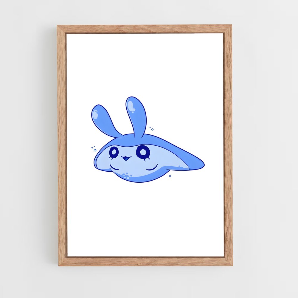 Poster Sourire de Mantyke – affiche Pokemon (vue 4)