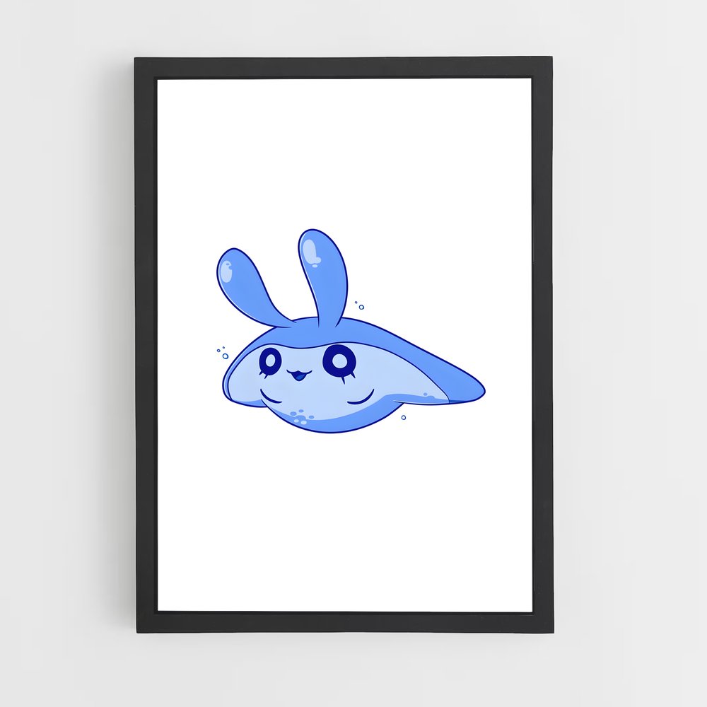 Poster Sourire de Mantyke – affiche Pokemon (vue 2)