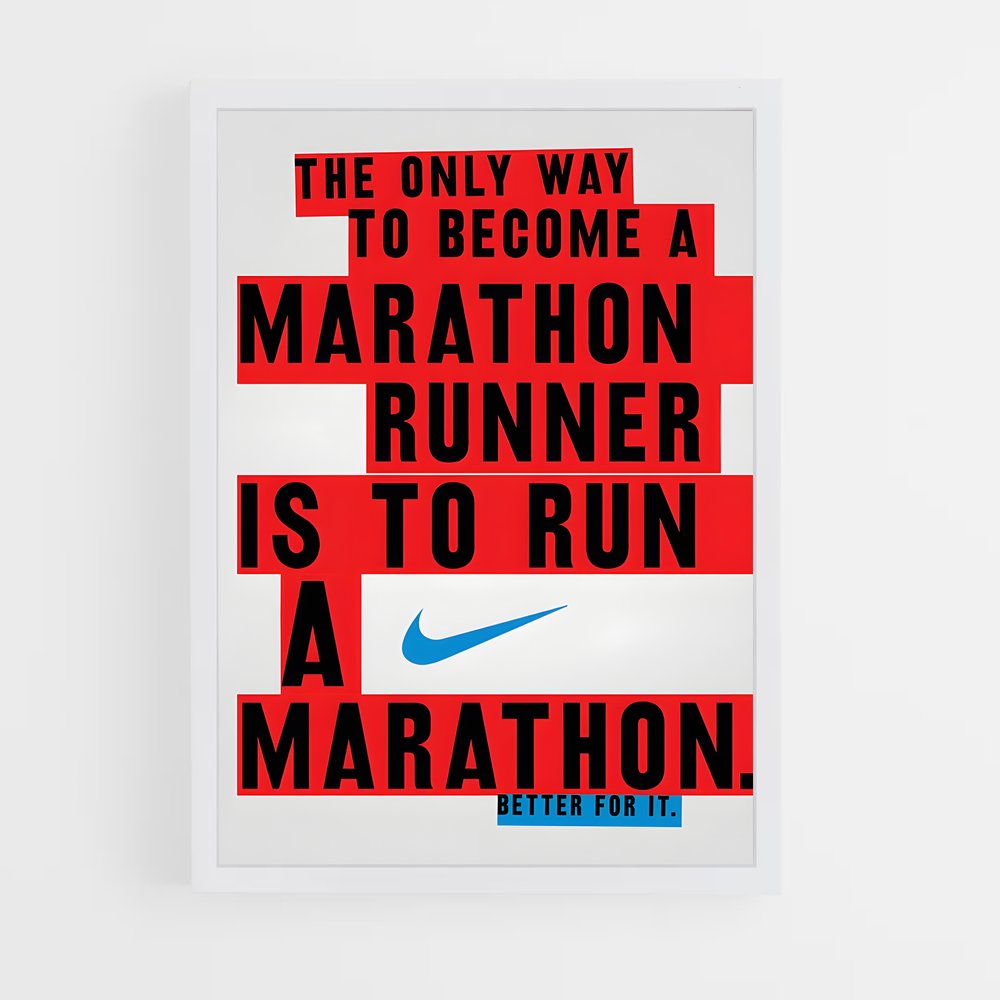 Poster Run Your Dream – affiche Athlétisme (vue 3)