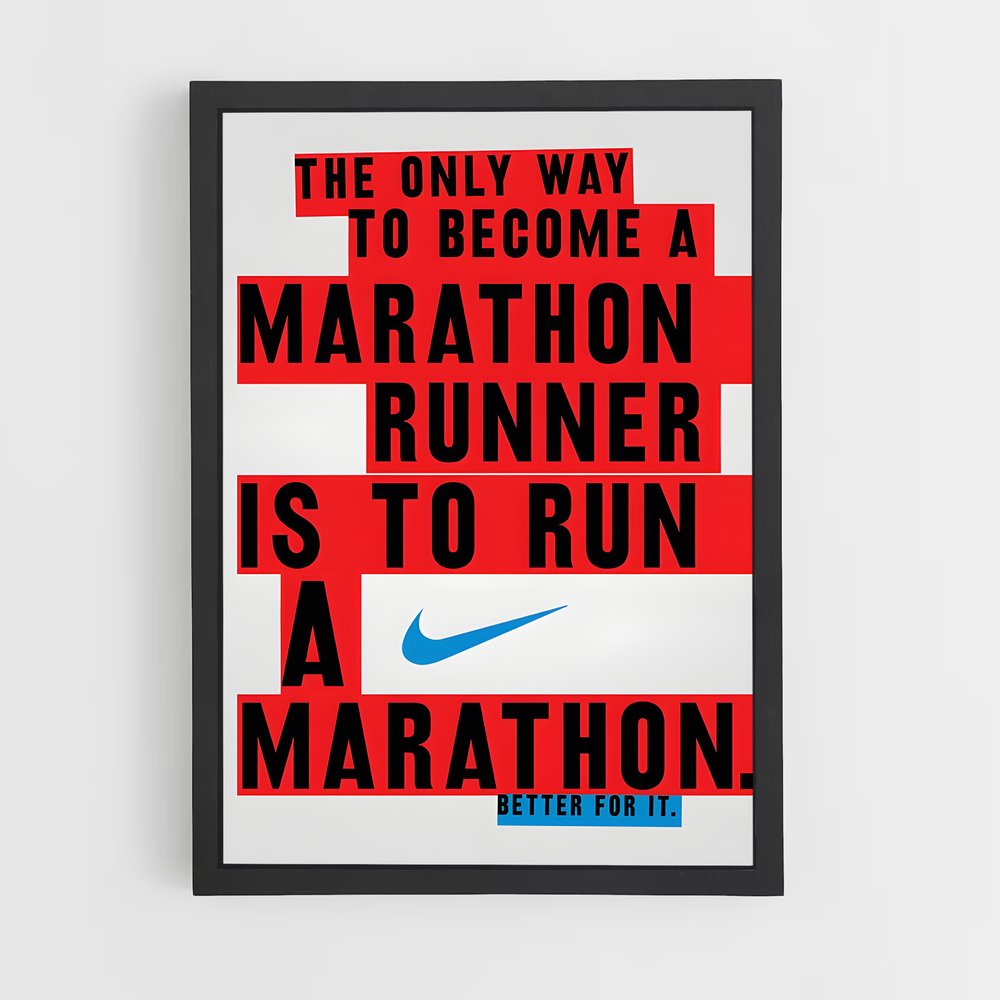 Poster Run Your Dream – affiche Athlétisme (vue 2)