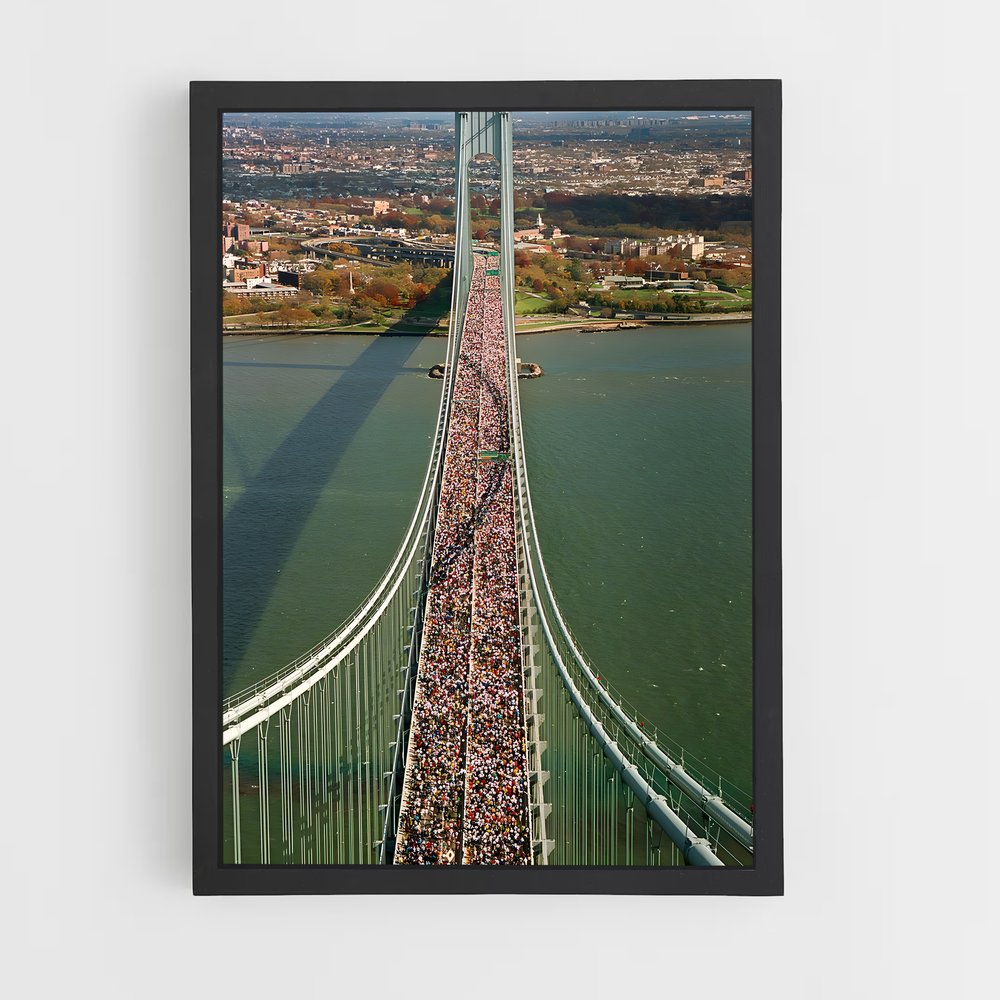 Poster Traversée Urbaine – affiche Athlétisme (vue 2)