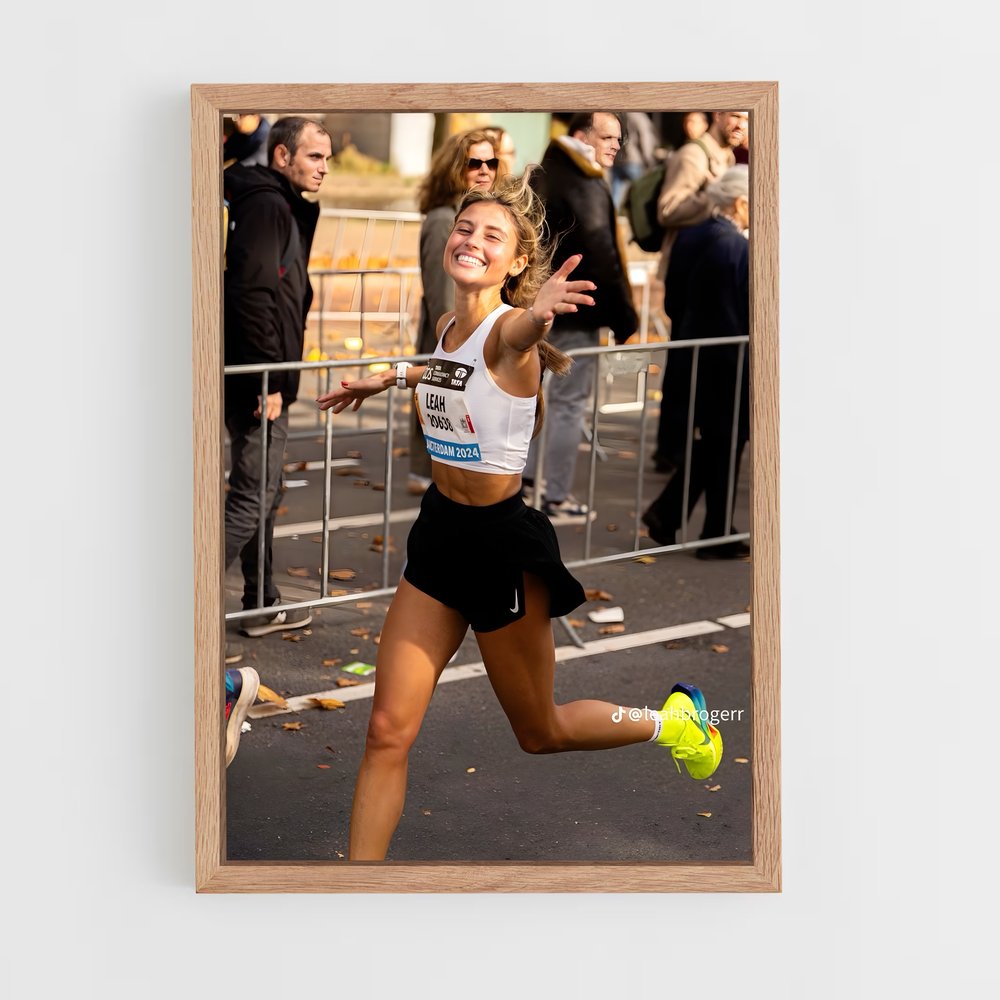 Poster Marathon Toile – affiche Athlétisme (vue 4)