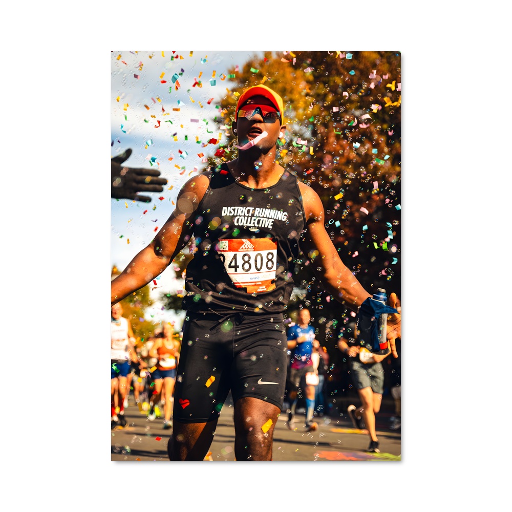 Poster Course Sucrée – affiche Athlétisme