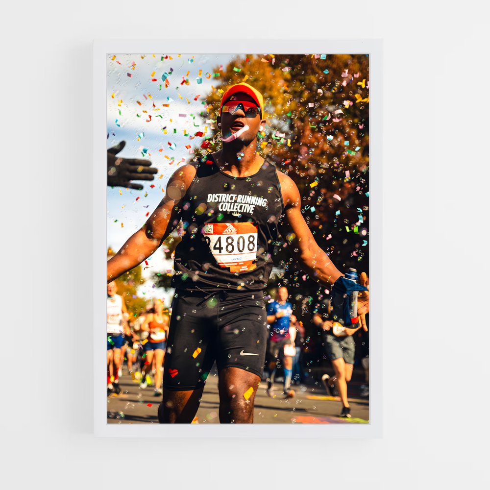 Poster Course Sucrée – affiche Athlétisme (vue 3)