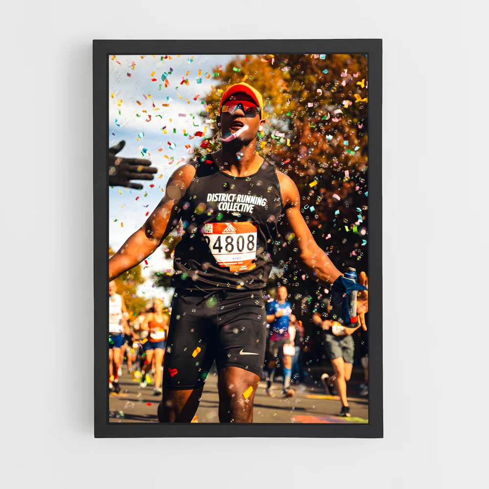 Poster Course Sucrée – affiche Athlétisme (vue 2)
