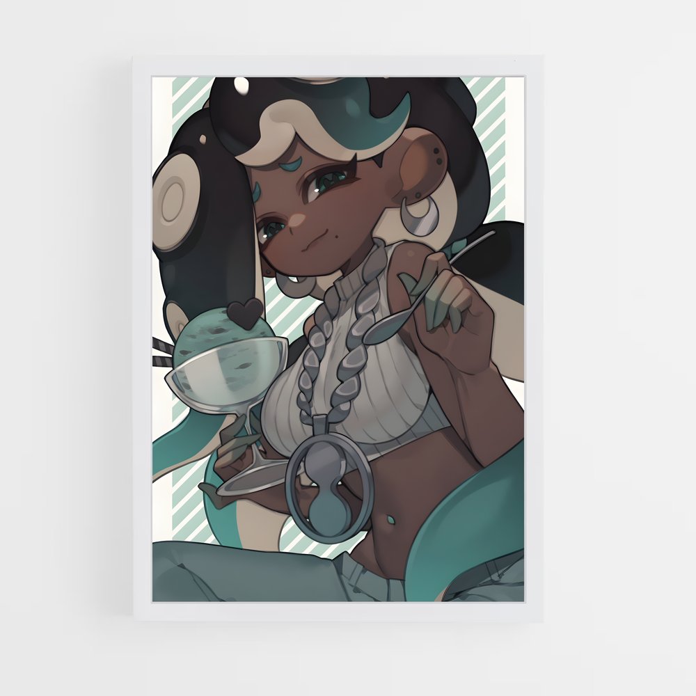 Poster À la Tasse – affiche Splatoon (vue 3)