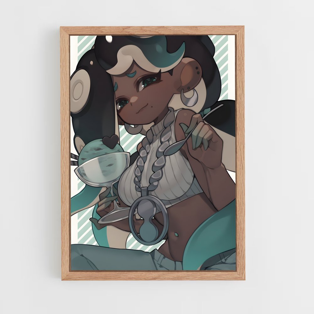Poster À la Tasse – affiche Splatoon (vue 4)