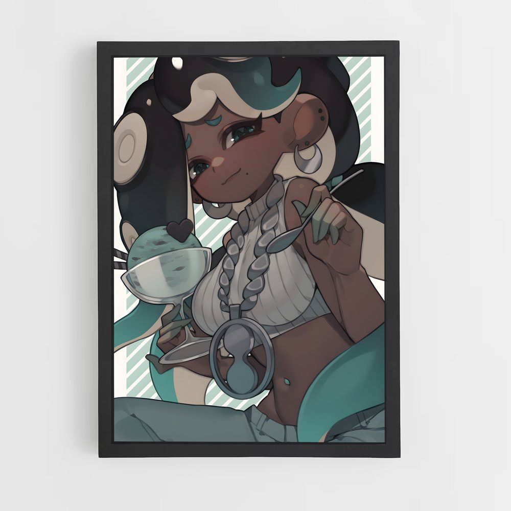 Poster À la Tasse – affiche Splatoon (vue 2)