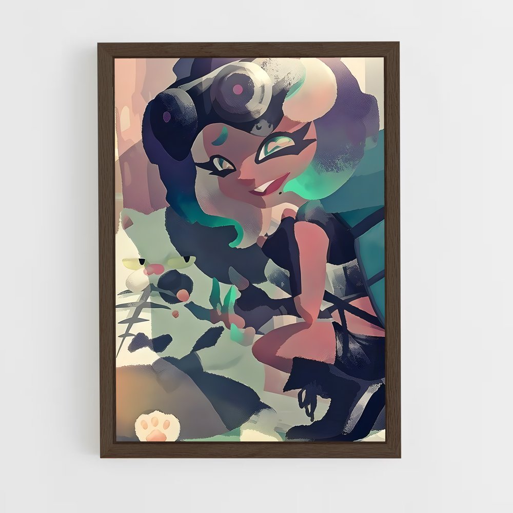 Poster Fleur de Mer – affiche Splatoon (vue 5)