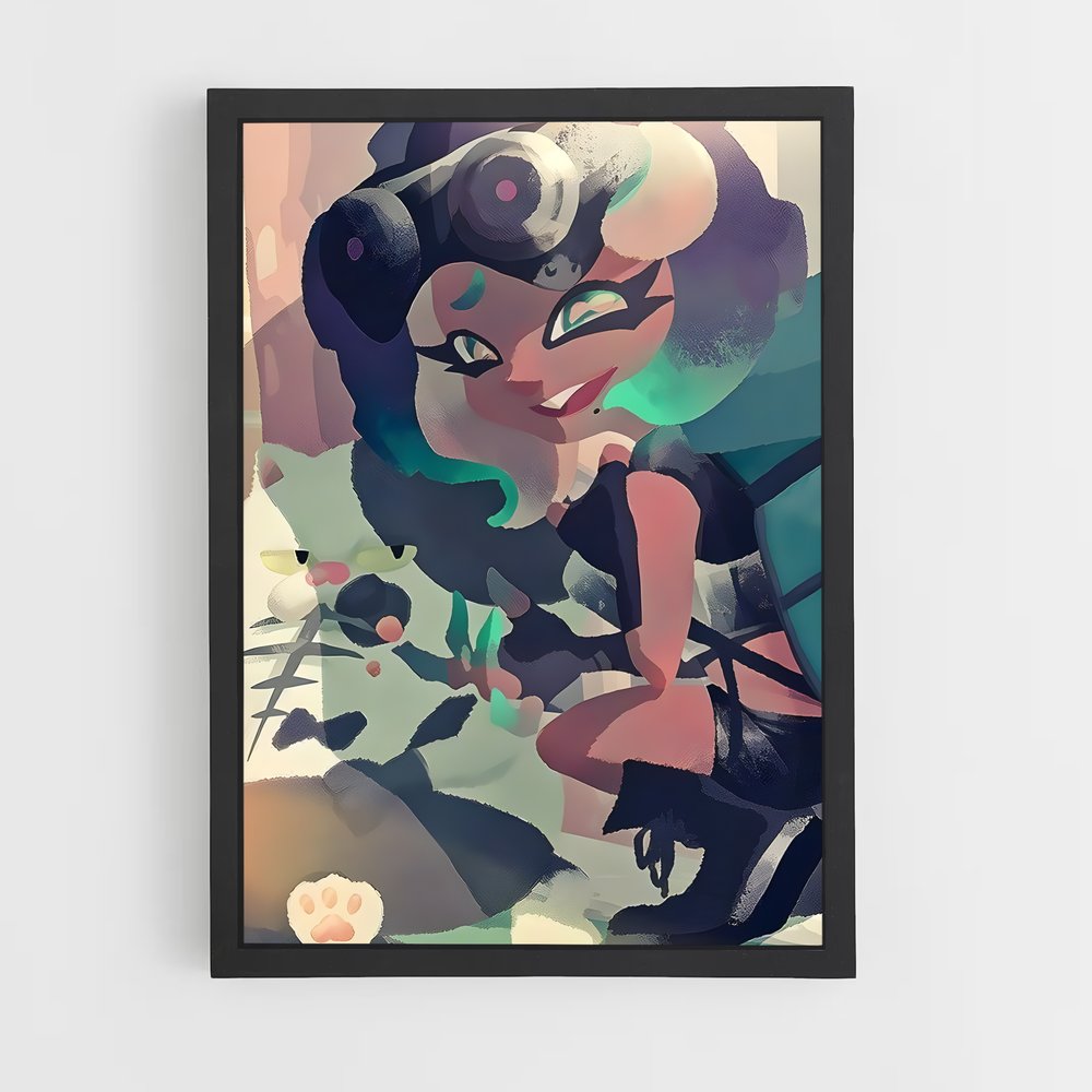 Poster Fleur de Mer – affiche Splatoon (vue 2)