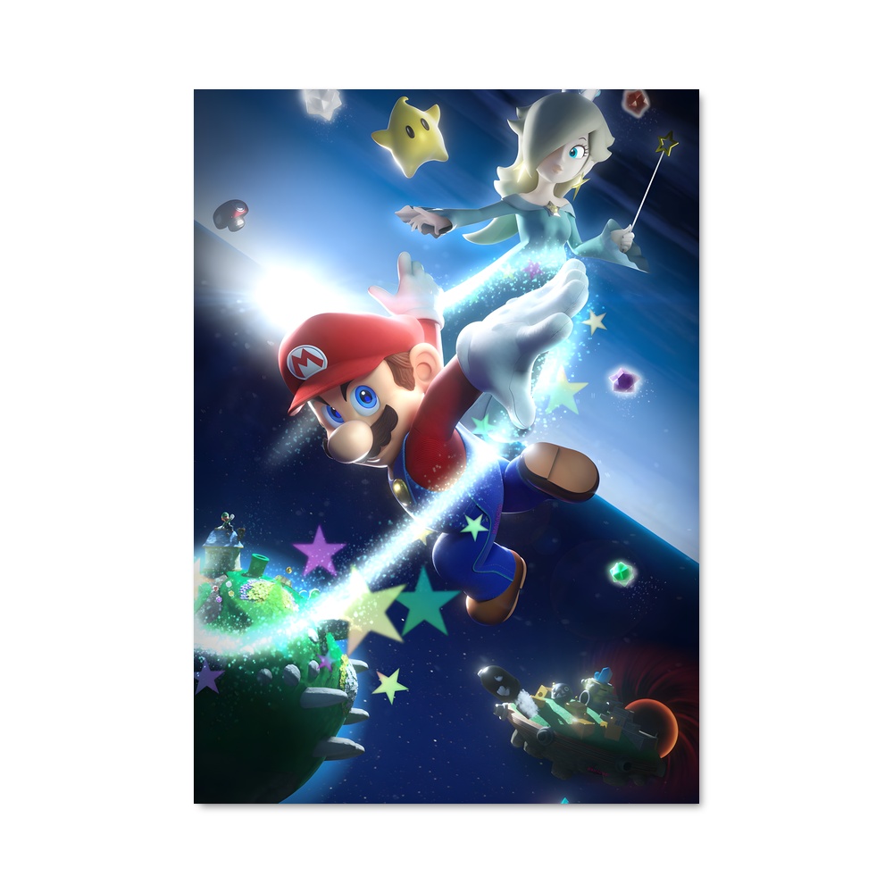 Poster Mario au Ciel