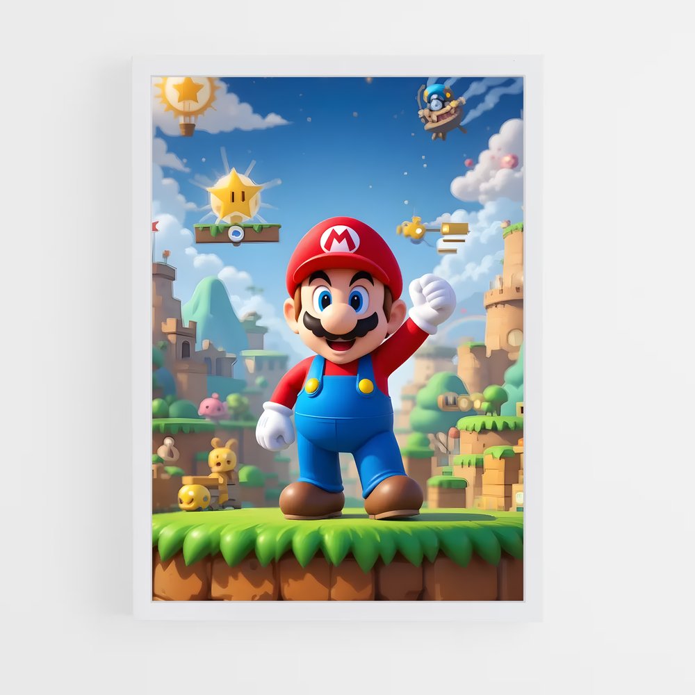 Poster Mario sur le Bord du Monde (vue 3)