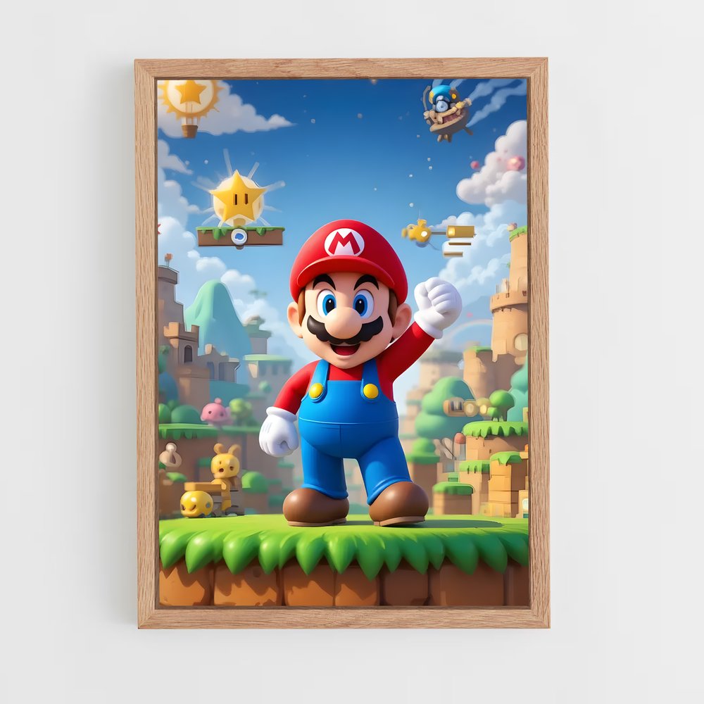 Poster Mario sur le Bord du Monde (vue 4)